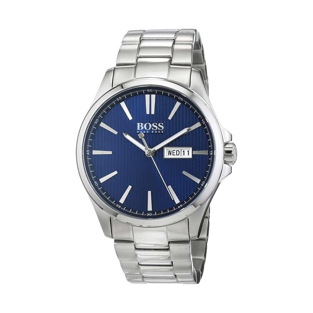 Hugo Boss Men s Bracelet Watch The James Blue Dial Stainless Steel 1513533