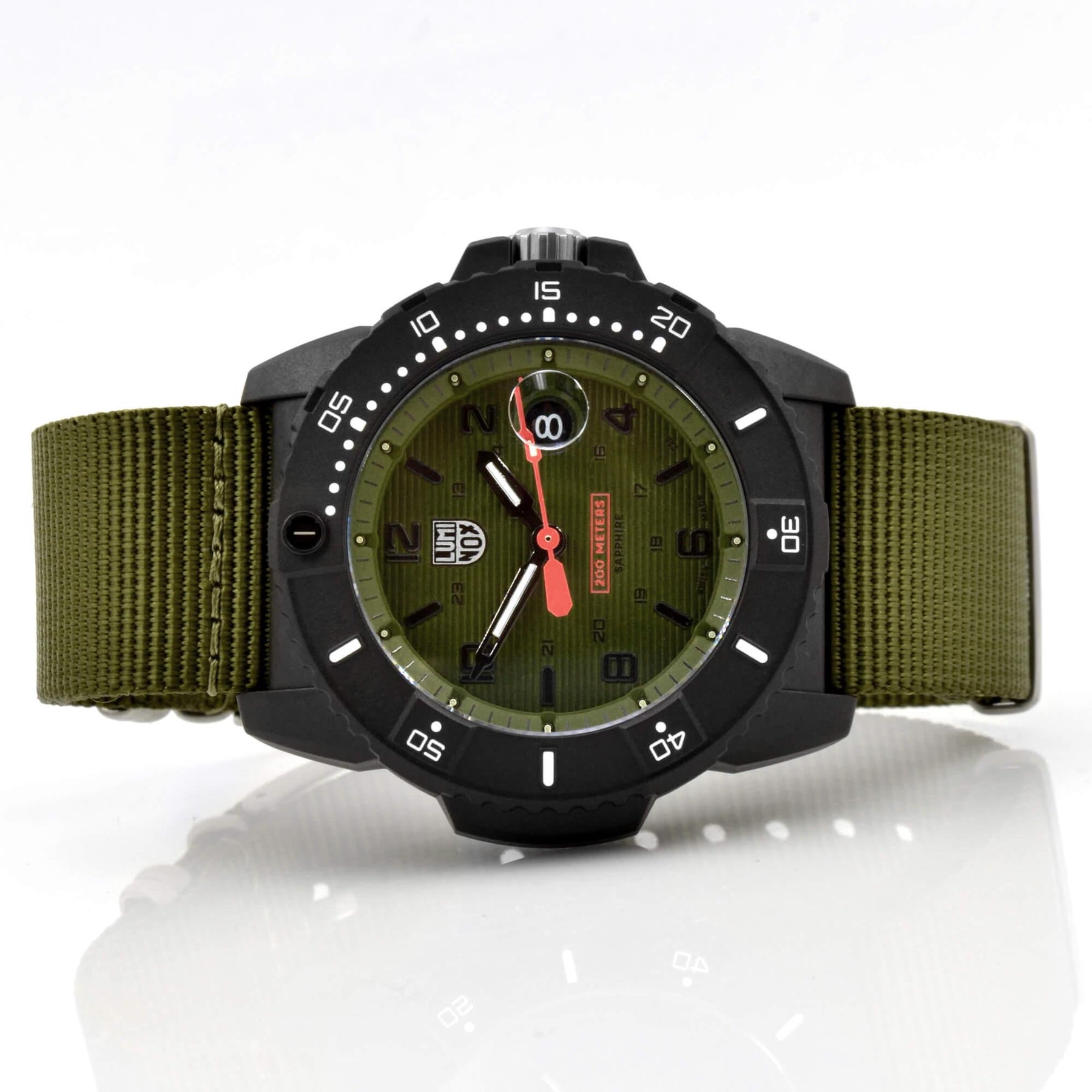 Luminox 3617.SET Men s Quartz Watch Navy Seal 3600 Series Green Dial