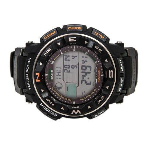 Casio Men s Pro Trek Tough Solar Power Digital Grey Dial Chronograph Alarm Dive Watch PRW2500R 1