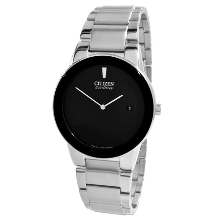 Citizen Eco-Drive Stainless Steel store Black Dial Quartz Mens Watch BM7456-51E