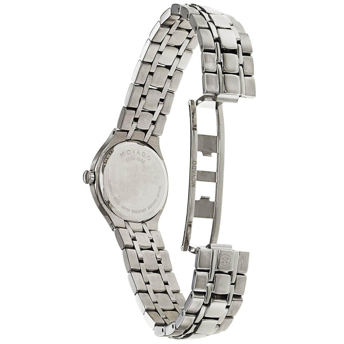 Movado Women s Quartz Watch Collection Stainless Steel Bracelet 06