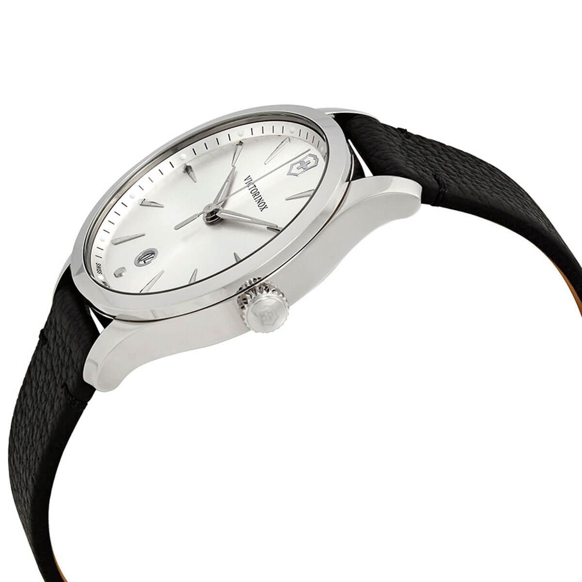 Victorinox Swiss Army Women s Strap Watch 241827 Alliance Black